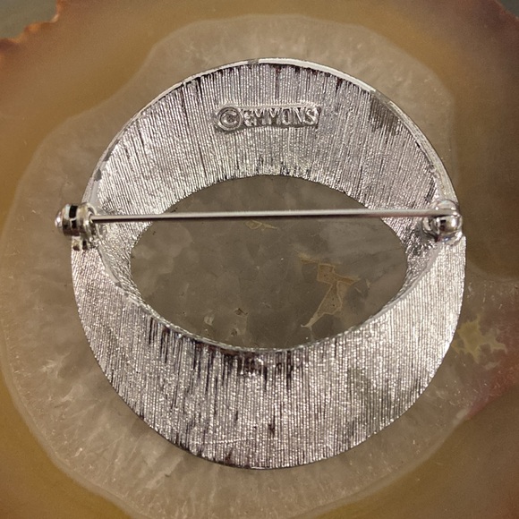 Vintage Emmons silver flower brooch 2” - Picture 11 of 12